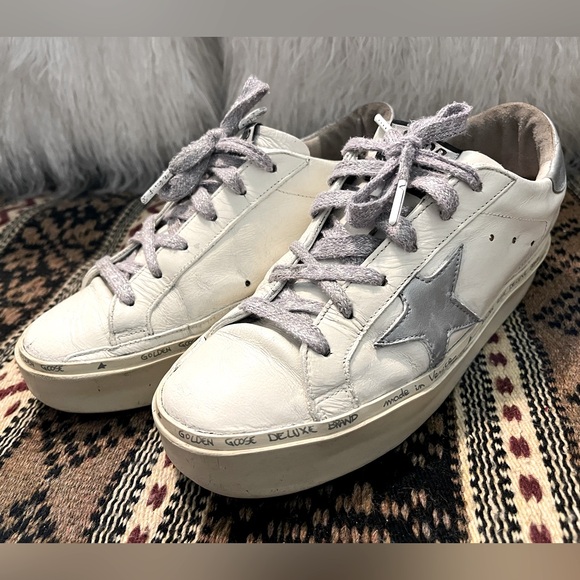 GOLDEN GOOSE HI STAR サイズ38 Golden Goose Hi Star Deluxe brand in